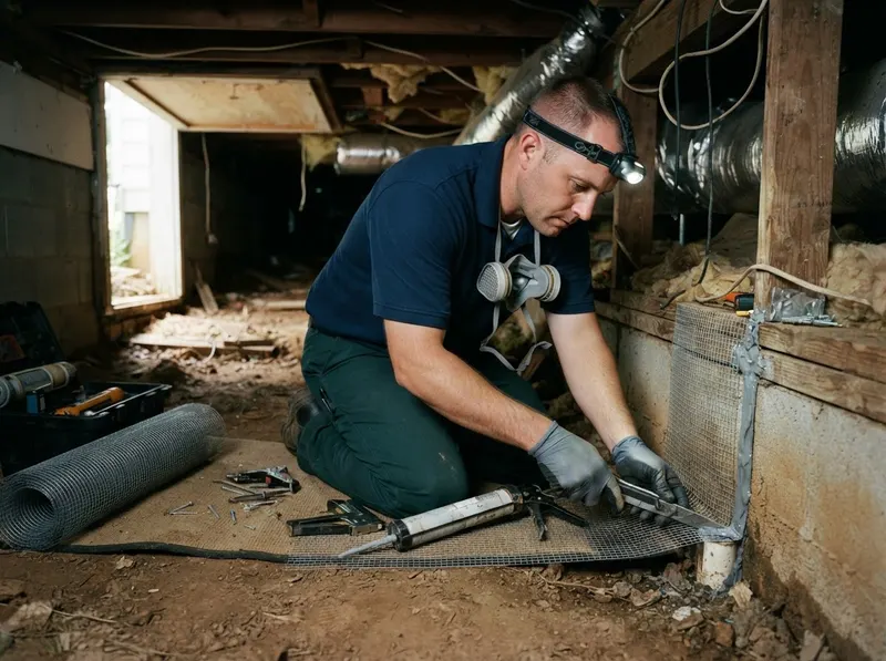 Crawl Space & Attic Rodent Exclusion in Birmingham, AL